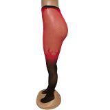 Women's Sexy Lingerie Open-Crotch Lace Hollow-Out Stockings