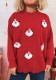 Women Autumn/Winter Christmas Patchwork Santa Claus Casual Knitting Sweater