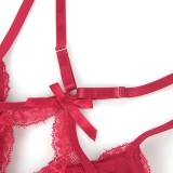 Plus Size Women's Sexy Lace Strap A-Line Short Nightdress