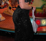 Women's Spring Summer Casual Solid Color Sequin Mid-Waist Wide-Leg Pants