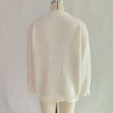 Women Christmas Cherry Round Neck Casual Sweaters