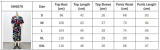 Plus Size Women Casual Print V-Neck Shirt and Capri Pants Two-Piece Set