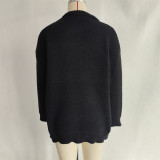 Women Autumn/Winter Christmas Patchwork Round Neck Sweater