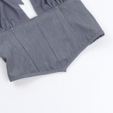 Women Spring Sexy Halter Neck Top