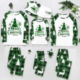 Family Christmas Homewear Letter Print Matching Pajamas