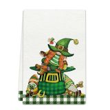 Christmas Print Dish Cloth Holiday Towel