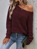 Plus Size Women Knitting Sweater