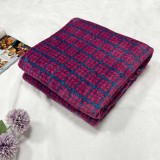 Christmas Holiday Blanket Flannel Print Shawl Sofa Throw