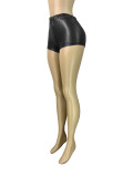 Women's Fashion Sexy Stretch Leather Shorts