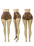 Women's Fashion Sexy Stretch Leather Shorts