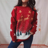 Plus Size Women Knitting Christmas Sweater