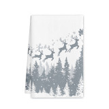 Christmas Print Dish Cloth Holiday Towel