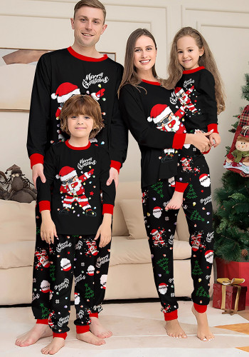 Family Christmas Homewear Cotton Matching Pajamas Set