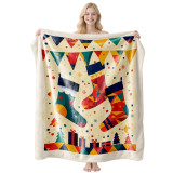 Christmas Holiday Blanket Flannel Throw