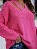 Plus Size Women Knitting Sweater