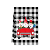 Christmas Print Dish Cloth Holiday Towel