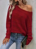Plus Size Women Knitting Sweater