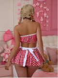 Women's Seductive Roleplay Lingerie Set Two-Piece Maid Costume