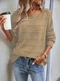Plus Size Women Knitting Sweater