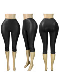 Women's Fashion Sexy Stretch Leather Shorts