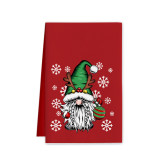 Christmas Print Dish Cloth Holiday Towel