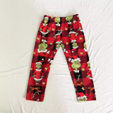 Family Autumn Winter Homewear Christmas Monster Print Pajamas Set