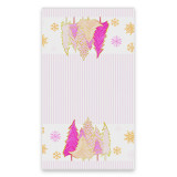 Christmas Truck Tree Plaid Print Dish Cloth Kitchen Towel