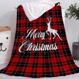 Christmas Double-Sided Flannel Holiday Blanket
