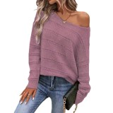 Plus Size Women Knitting Sweater