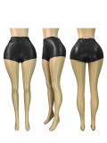Women's Fashion Sexy Stretch Leather Shorts
