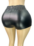Women's Fashion Sexy Stretch Leather Shorts