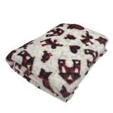 Christmas Holiday Blanket Flannel Print Shawl Sofa Throw