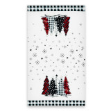 Christmas Truck Tree Plaid Print Dish Cloth Kitchen Towel