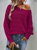 Plus Size Women Knitting Sweater
