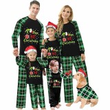 Family Autumn Winter Christmas Homewear Cotton Matching Pajamas Set