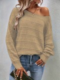 Plus Size Women Knitting Sweater