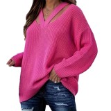 Plus Size Women Knitting Sweater