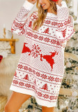 Plus Size Women Knitting Christmas Sweater