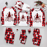 Family Christmas Homewear Letter Print Matching Pajamas