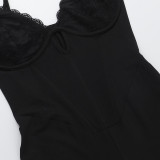 Women Lace-Up Sexy Jumpsuit