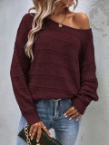 Plus Size Women Knitting Sweater