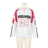 Women's Casual Streetwear Loose Mesh T-Shirt Sport Top