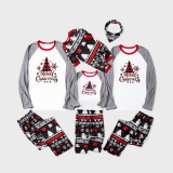 Family Christmas Homewear Print Long Sleeve Pajamas Set