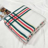Christmas Holiday Blanket Flannel Print Shawl Sofa Throw