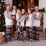 Family Christmas Homewear Print Long Sleeve Pajamas Set