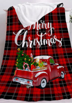 Christmas Double-Sided Flannel Holiday Blanket