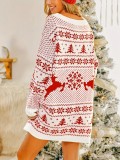 Plus Size Women Knitting Christmas Sweater