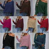 Plus Size Women Knitting Sweater