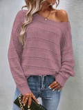 Plus Size Women Knitting Sweater