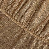 Women Autumn Sexy Slash Shoulder One-Shoulder Shiny Bodycon Dress